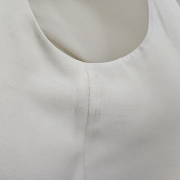 Aritzia Babaton Hopkins White Sleeveless Tank Blouse Medium - Picture 5 of 8